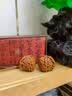 芯奢高抛精品原皮文玩核桃四座一对楼狮子头麒麟纹盘玩官帽核桃手把件 精品四座楼一对+文玩工具4件套 实拍图
