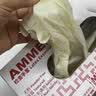 爱马斯（AMMEX） 一次性手套乳胶手套100只小码检查劳保防水家用清洁洗碗家务美容 实拍图