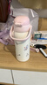 膳魔师美乐蒂儿童保温杯316L不锈钢吸管杯锁扣儿童学生水杯460ml 粉 实拍图