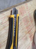 啄木鸟（WOODPECKER） 啄木鸟美工刀大号18mm刀架不锈钢介刀壁纸裁纸刀重型工具 一把包胶推钮美工刀 实拍图