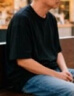 花花公子（PLAYBOY）中国风七分袖T恤圆领长袖t恤男士2026新款休闲百搭宽松打底衫上衣 黑色 M 90-110斤 晒单实拍图