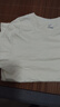 真维斯（Jeanswest）简约短袖女士夏季衣服2026新款纯棉百搭宽松半袖体恤女装显瘦t恤 米色 三种情绪_K L 实拍图