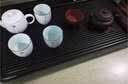 金镶玉乌檀木茶盘茶托家用喝茶实木茶台国画石功夫茶具带排水逸品 实拍图