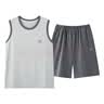 新品莫代尔男士睡衣休闲家居服外穿背心莫代尔短裤外穿夏季套装 AM【25703】 3XL 实拍图