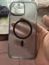 猩球卫士高级感防指纹适用Apple/苹果iPhone16ProMax磁吸瓦楞手机壳超薄行李箱条纹保护套磨砂外壳黑 实拍图