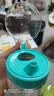 茶花（CHAHUA）厨房玻璃油壶调味罐油罐醋瓶酱油瓶带防尘盖防漏油瓶 草绿色 倒油壶 450ml 实拍图