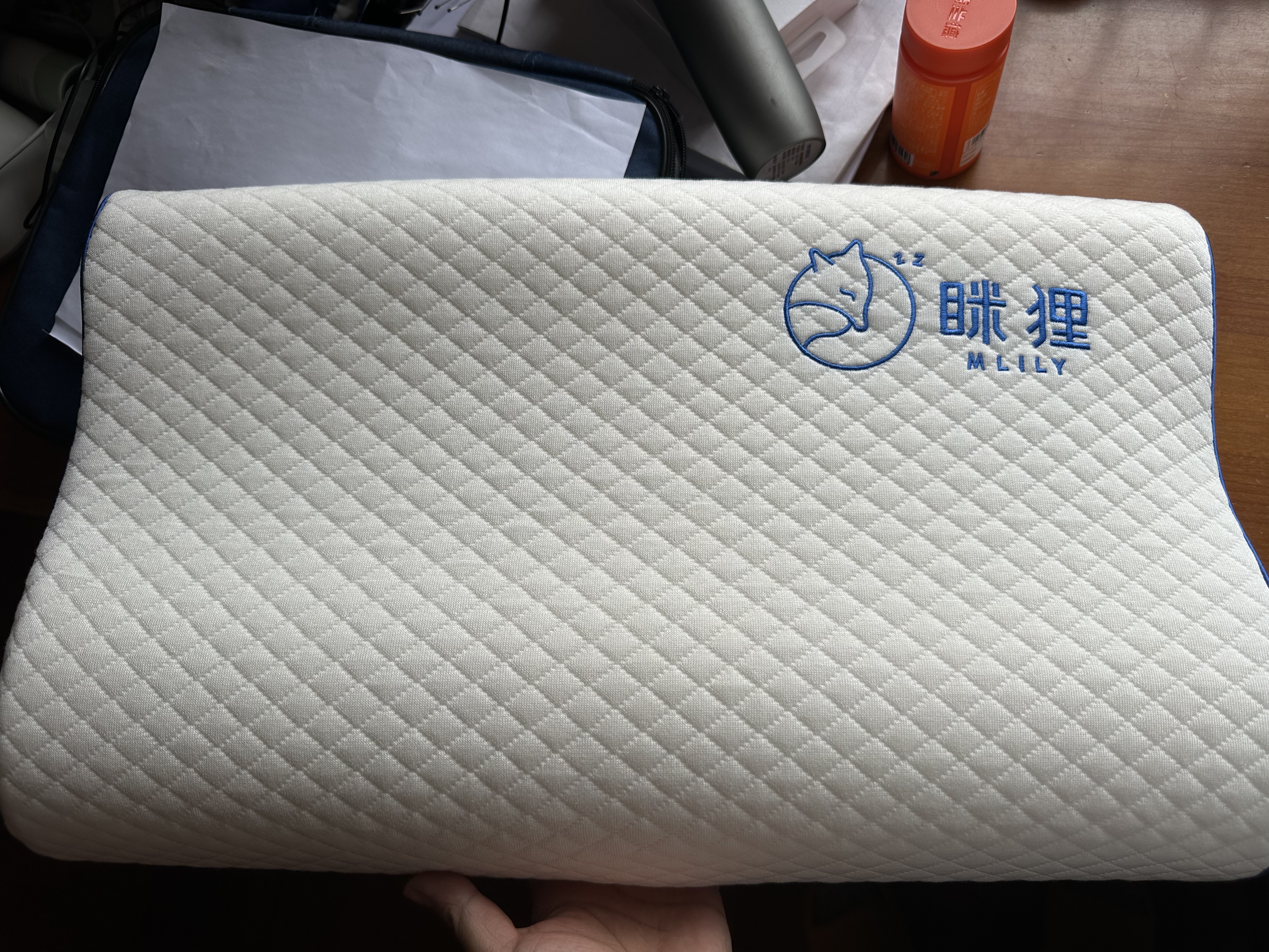 MLILY眯狸枕头护颈椎枕深度睡眠专用记忆棉枕芯慢回弹0压枕学生记忆枕 实拍图