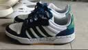 adidas ENTRAP美式校园风运动少年感复古篮球风板鞋男女阿迪达斯 白色/绿色/蓝色   44 实拍图