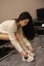 CAMILA KSENIA爆款阿甘鞋女士2026年新款时尚跑步鞋秋季女鞋休闲运动鞋老爹鞋子 蓝色 36 实拍图