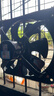 奥克斯（AUX）排气扇油烟排风扇家用厨房换气扇壁挂式通风扇强劲大吸力房间抽扇 30*30cm固定12寸墙窗直装用孔距 实拍图