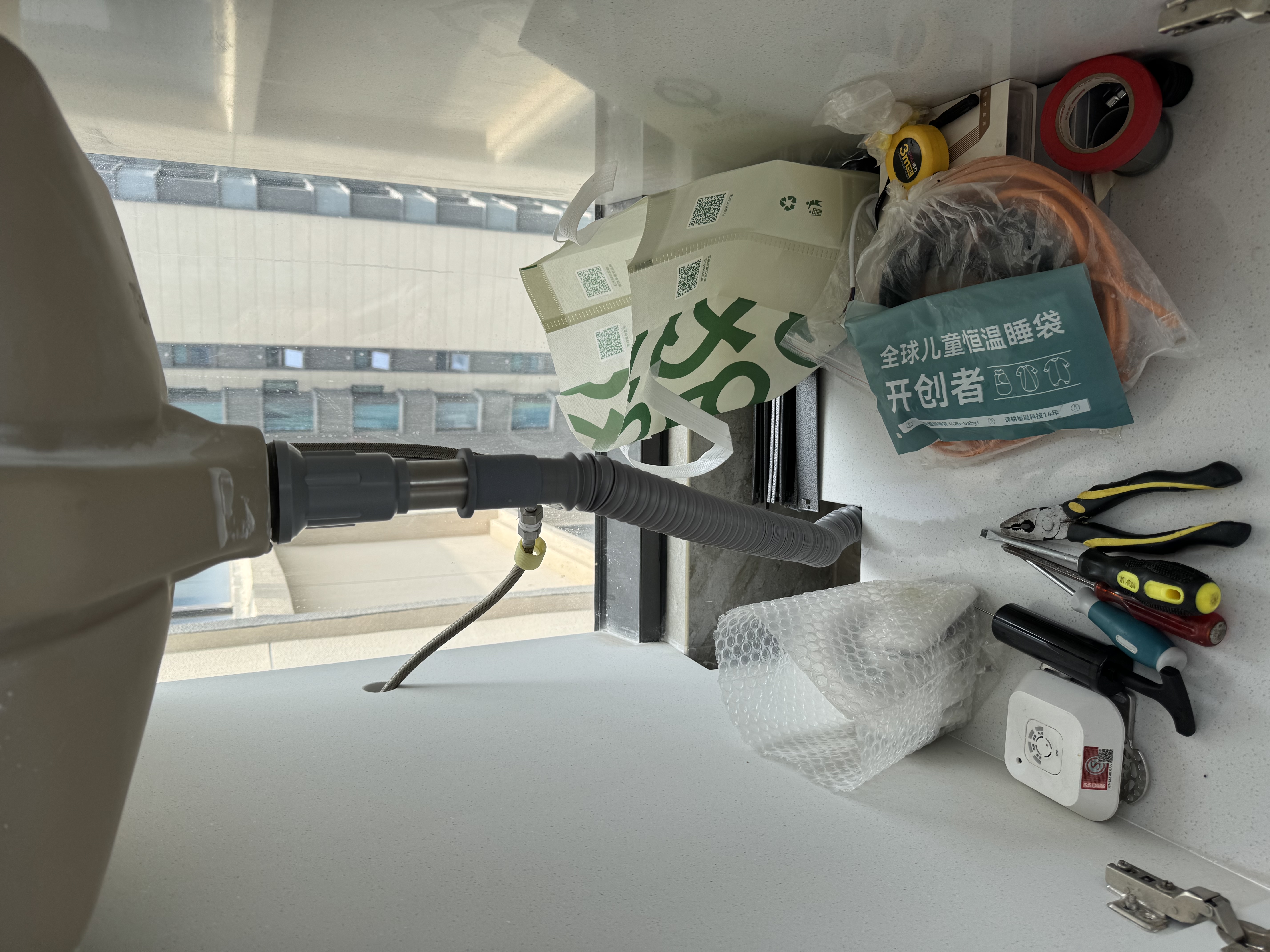 康宝（Canbo）下水器洗手台下水管防臭面盆下水PP防腐蚀可拉伸S弯防臭 实拍图