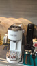 德龙（Delonghi）半自动咖啡机家用小型 意式15Bar泵压冷萃咖啡 软触屏手动奶泡自动停流金属机身 吉拉朵系列 EC890 .W氧气白 即时加热 自动关机 专业蒸汽细杆拉花 实拍图