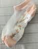 三枪【玻璃丝系列】女士袜子女短袜棉底10A抑菌防臭薄款透气冰丝女袜 实拍图