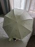 天堂伞 防紫外线晴雨伞三折 雨伞黑胶防晒太阳伞遮阳晴雨伞 鳄梨绿 实拍图