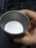 入一山河随行壶旅行茶具一人饮316不锈钢收纳包户外便携茶具套装 冰晶黑 一壶2杯 + 茶隔 实拍图