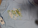 真维斯（Jeanswest）薄荷绿纯棉短袖t恤女士2026新款夏季潮流大码女装半袖宽松上衣服 实拍图