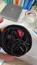 纽曼XL17 mp3版 手机直播K歌耳机有线3.5mm游戏带麦主播直播专用声卡入耳式电脑降噪耳返 红色 实拍图