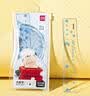 得力（deli）（deli）15cm4件套蓝色大数字套尺可爱图案刻度清晰绘图精准高透耐磨大数字易识别 PS材质 实拍图