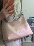 蔻驰（COACH）奥莱女士夏季女包经典标志LAUREL 31号流浪包单肩斜挎包腋下礼物 （升级款）SV/沙黄色/灰褐色 实拍图