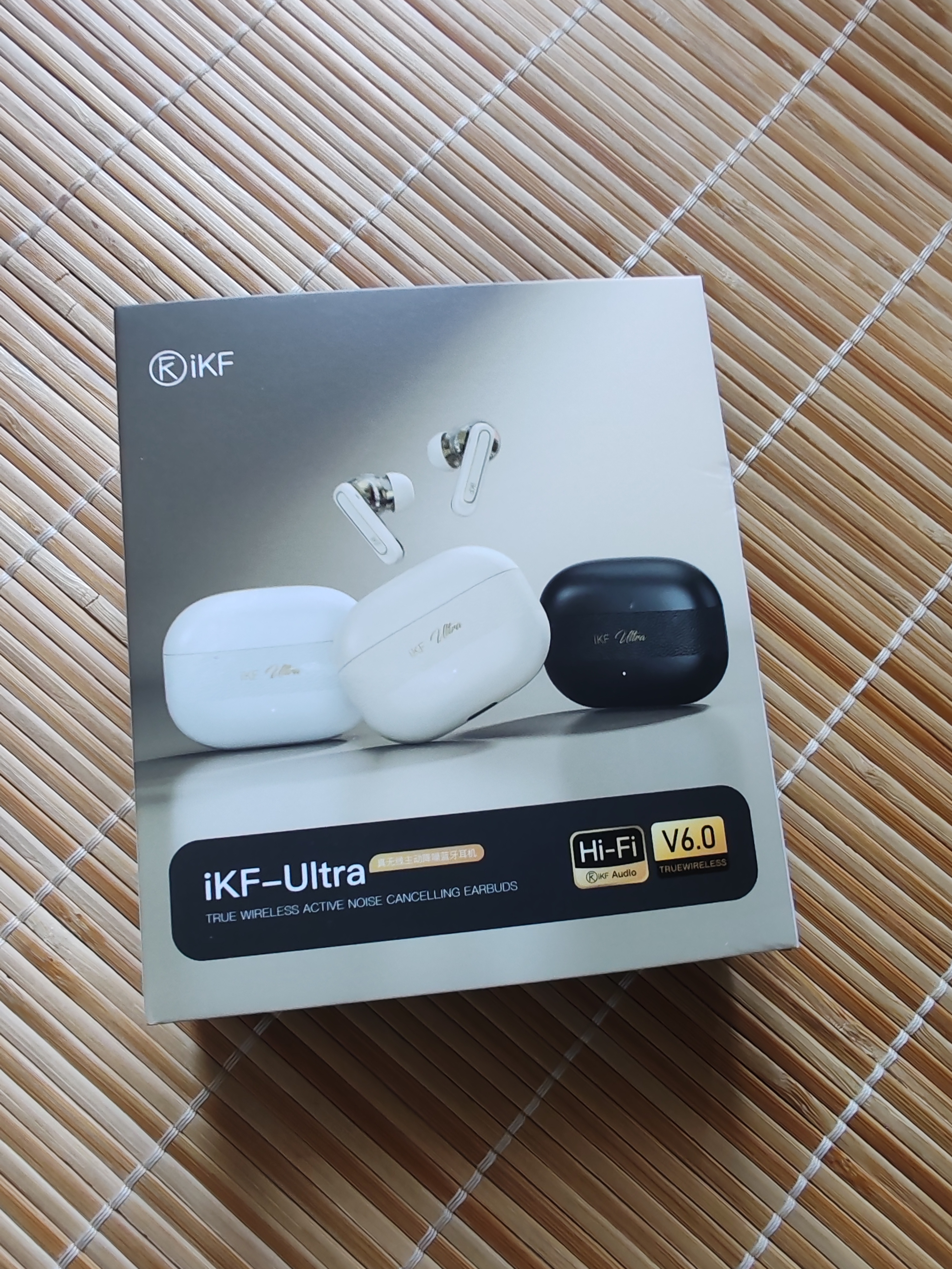 iKF Ultra圈铁真无线蓝牙耳机ANC主动降噪LDAC入耳式发烧音乐耳机高音质超长续航APP通话降噪雅典白 实拍图