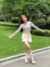 CAMILA KSENIA阿甘鞋女士2026年新款秋季百搭板鞋厚底网面鞋运动鞋透气小白鞋子 藏蓝色 37 实拍图