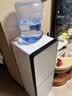 美的（Midea）饮水机家用上置式桶装水钢化玻璃立式双开门办公室加热饮水器桶装饮水宿舍办公室  YR1518S-X 实拍图