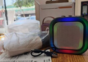 凌云鹤k歌麦克风音响一体话筒麦克风蓝牙音箱家庭ktv音响套装便携户外唱歌迷你智能小音响 米白色音响+话筒2个 【小体积/大爆发/灯光秀】 实拍图