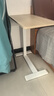 宜家（IKEA）BOLLSIDAN波席当移动床边桌升降桌简易电脑桌家用懒人桌 笔记本电脑支架白色/橡木纹 实拍图