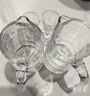 青苹果白酒杯二两杯刻度分酒器玻璃酒壶6只 家用饭店用 实拍图