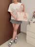 纪诗哲轻奢包包女包2026年新款单肩包女士手提托特包生日礼物送女友老婆 粉色｜配猫爪零钱包｜品牌礼盒装 女生包包洋气小众时尚百搭高级感实用情人节纪念日礼物 实拍图