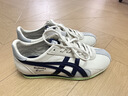 Onitsuka Tiger鬼塚虎男女款中性鞋子复古舒适运动休闲鞋男RUNSPARK 米色/深蓝色-103 37 实拍图