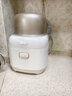 美的（Midea）小碧玉电饭煲小型1-2-3人3L0氟含钛陶瓷白玉釜家用煲汤粥智能预约多功能电饭锅RE360 实拍图