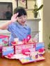 迪漫奇儿童过家家玩具房车巴士公主卧室厨房女孩娃娃屋别墅生日礼物 实拍图