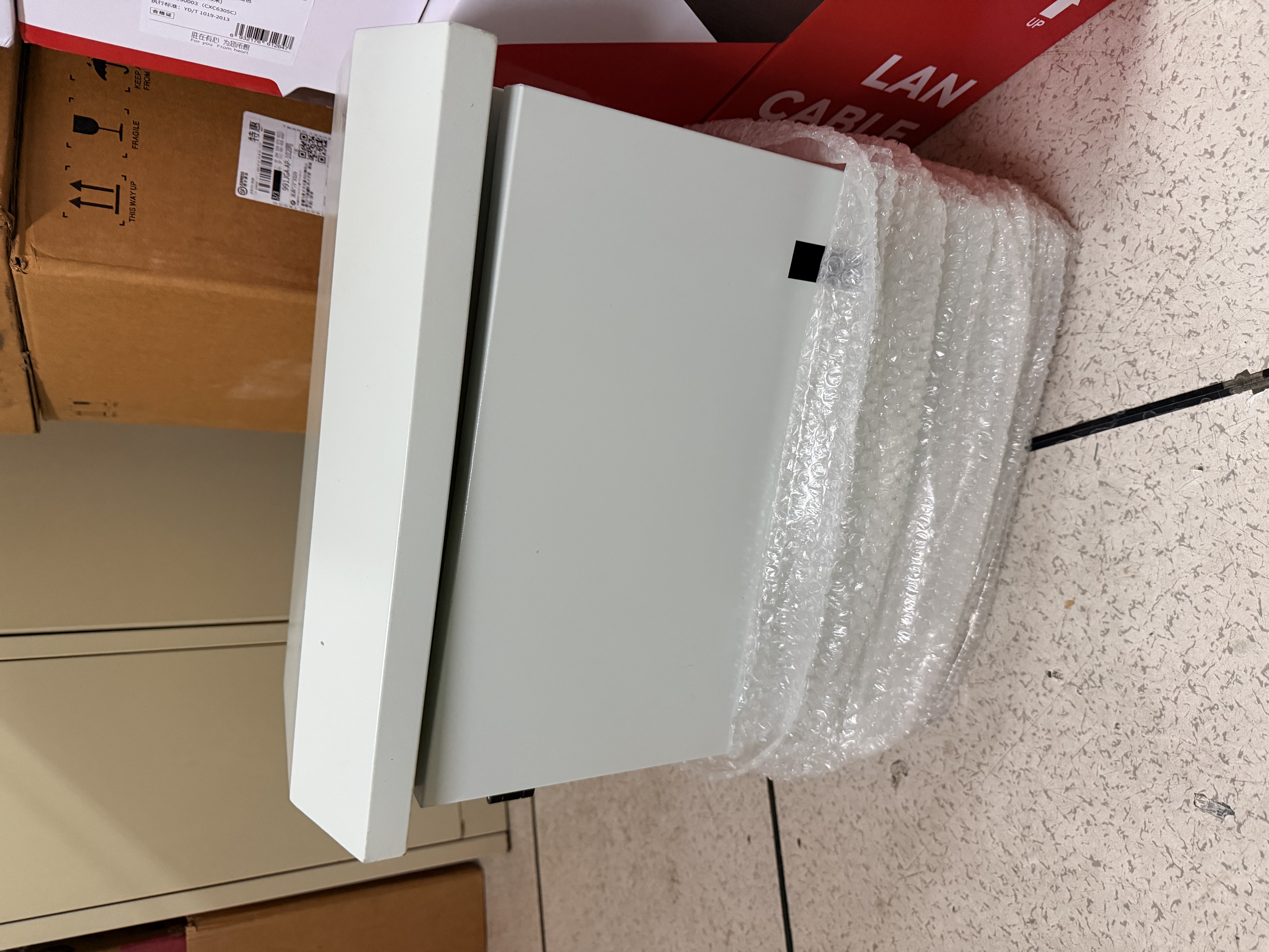 枣工基业箱配电箱明装家用室内电控箱电气柜壁挂式电表箱成套盖板弱电 安装包 实拍图