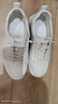 百丽男鞋牛皮小白鞋夏季厚底一脚蹬休闲板鞋A2009 白色-内增高6cm 40 实拍图