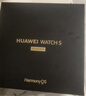 华为HUAWEI WATCH 5 42mm高端款烁金色904L不锈钢表壳星云杏素皮复合表带eSIM通话手表 实拍图