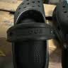 卡骆驰（crocs）经典云朵Clog女沙滩洞洞凉拖鞋206750 黑色39（39-40） 实拍图