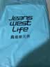 JEANSWEST LIFE真维斯重磅短袖T恤男100%纯棉男款纯色半袖上衣男士宽松220G体恤A 实拍图