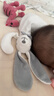 澳贝（auby）婴幼儿玩具小兔安抚巾宝宝哄睡神器阿贝贝新生儿玩偶毛绒手偶礼物 实拍图