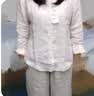 京东京造【100%亚麻衬衫21支】女士衬衫春秋高端新款老钱风长袖粉色 XL 实拍图