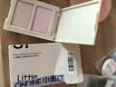 小奥汀（littleondine）小魔盒双色双效粉饼01白皙色迷你版3.5g 控油提亮定妆补妆两用 实拍图