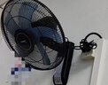 美的（Midea）【五叶飓风】工业遥控壁扇/挂壁式商居两用金属扇120°广角摇头定时电风扇工厂通风吊扇 FW40-11AR 实拍图