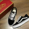 万斯（VANS）范斯经典款Old Skool黑色低帮复古鞋 Vans经典街头男女板鞋夏季新 黑色 36 _鞋内长22.5cm 实拍图