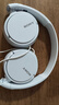 索尼（SONY） MDR-ZX110AP 耳机头戴式重低音手机电脑游戏有线耳机学生上网课学习办公耳麦 白色 实拍图