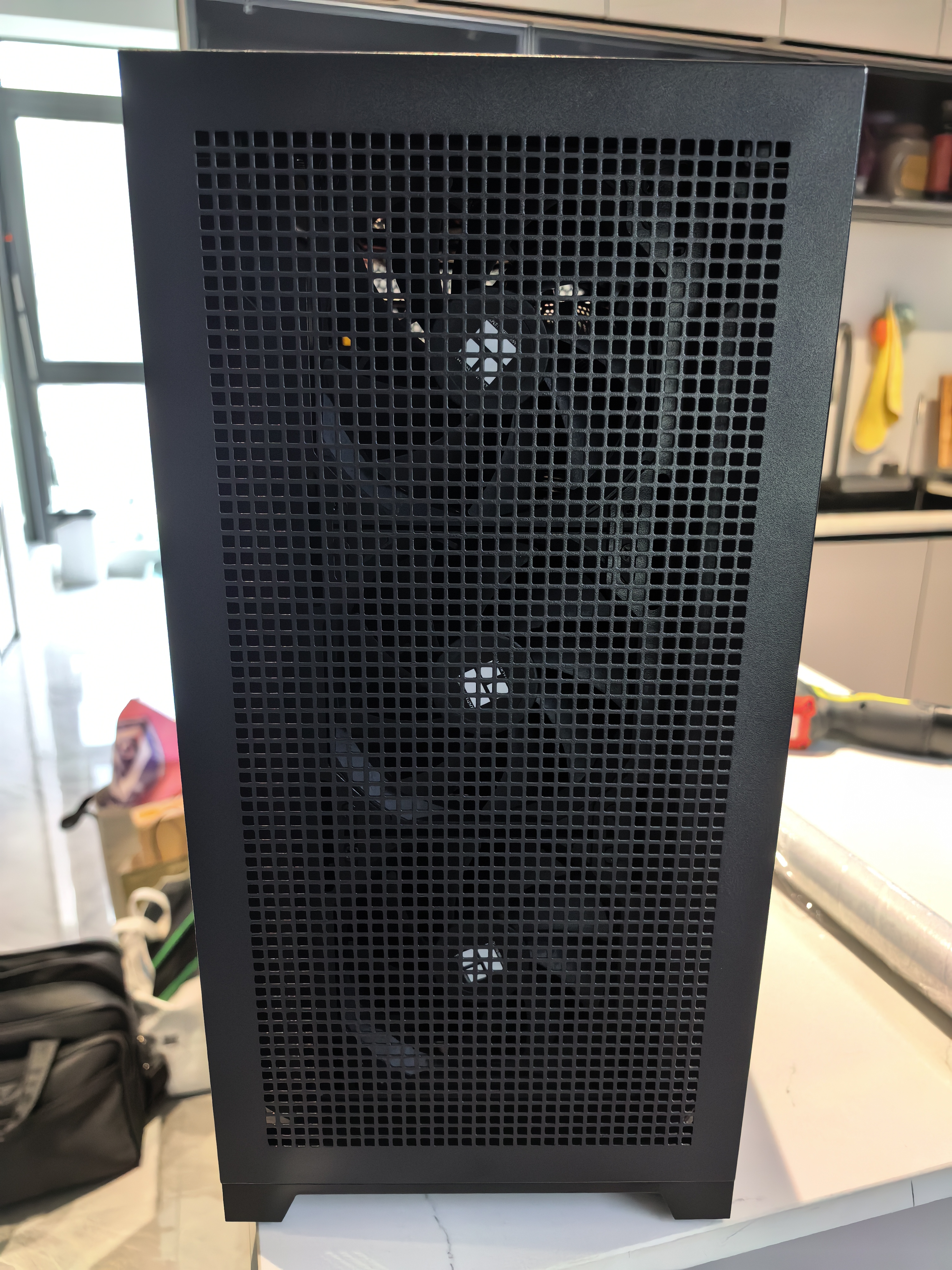 先马（SAMA）平头哥M2 MESH V2黑色 matx散热电脑主机箱 大面积网格/240/280水冷/8风扇位/USB3.0/Type-C预留孔 实拍图