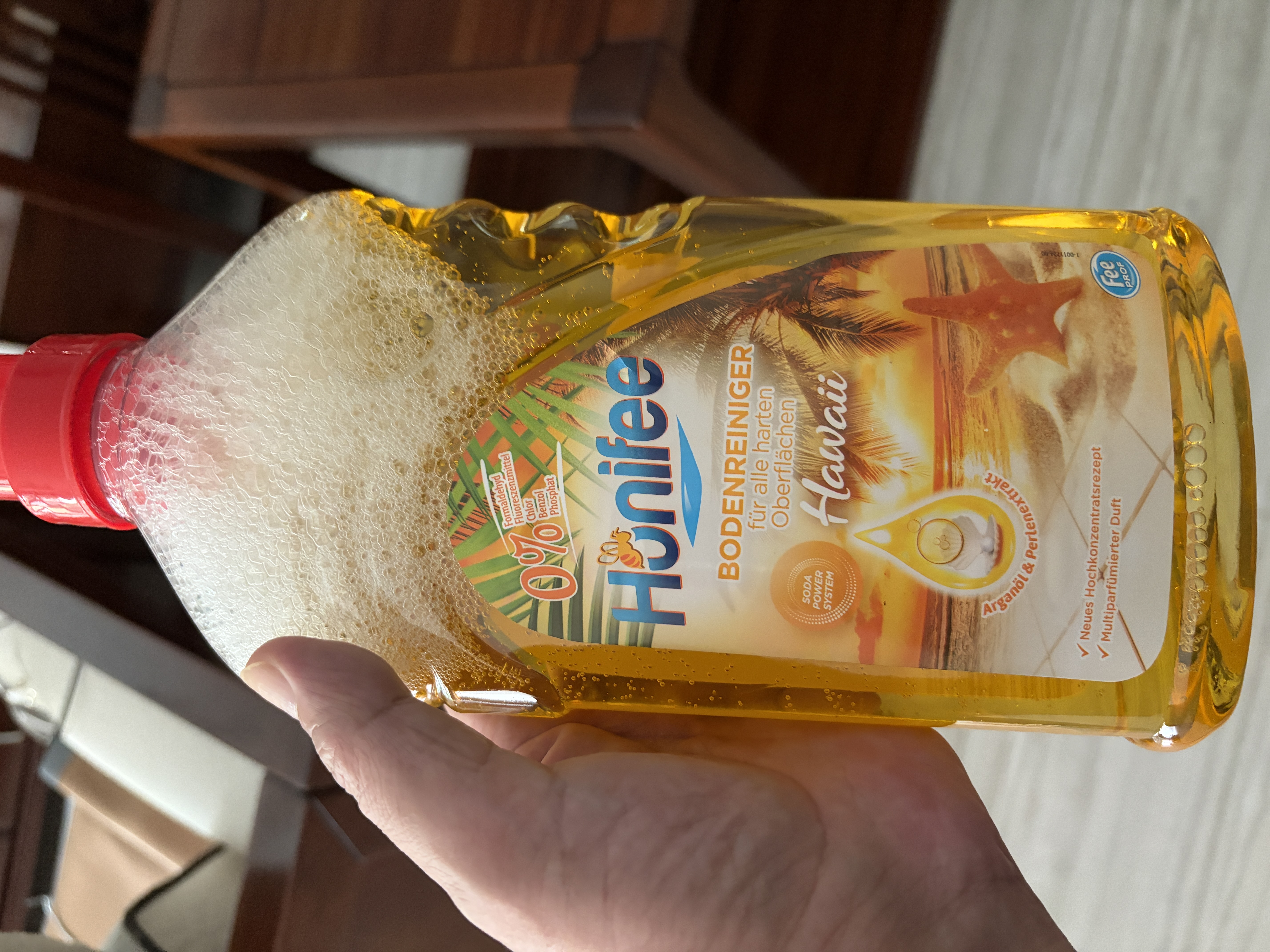菲碧清地板清洁剂 新版橘香型1L*1瓶 家用清洁瓷砖地砖去污 原装进口 实拍图