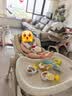 POUCH婴幼儿多功能可折叠便携餐家用儿童桌椅K05MAX+皓月白 实拍图