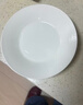 松发瓷器好韵纯白暗纹碗盘釉下彩碗具家用陶瓷碗碟餐具碗盘碟洗碗机可用 好韵7.5英寸汤盘2个装 实拍图