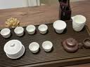 京东京造 茶具整套 羊脂玉功夫茶具茶壶杯套装送礼盒清明上河图 11件 实拍图