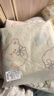 安可新婴儿7A抗菌全棉绉布浴巾 新生儿吸水洗澡纱布盖毯幸运熊100*100cm 实拍图